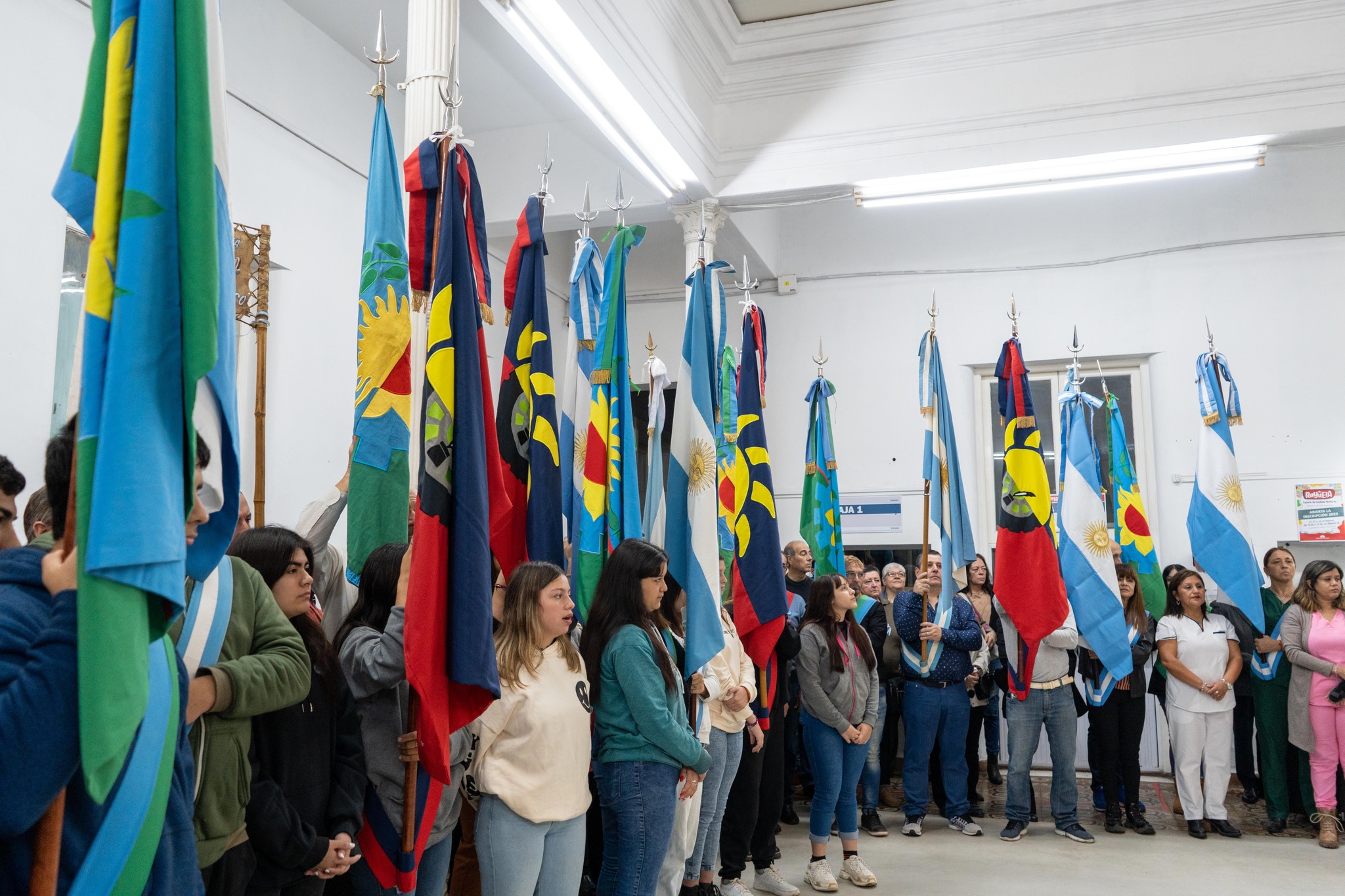 Acto protocolar en Chacabuco