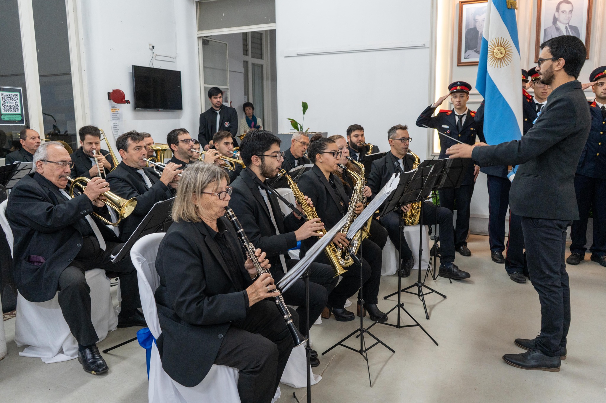 Acto protocolar en Chacabuco