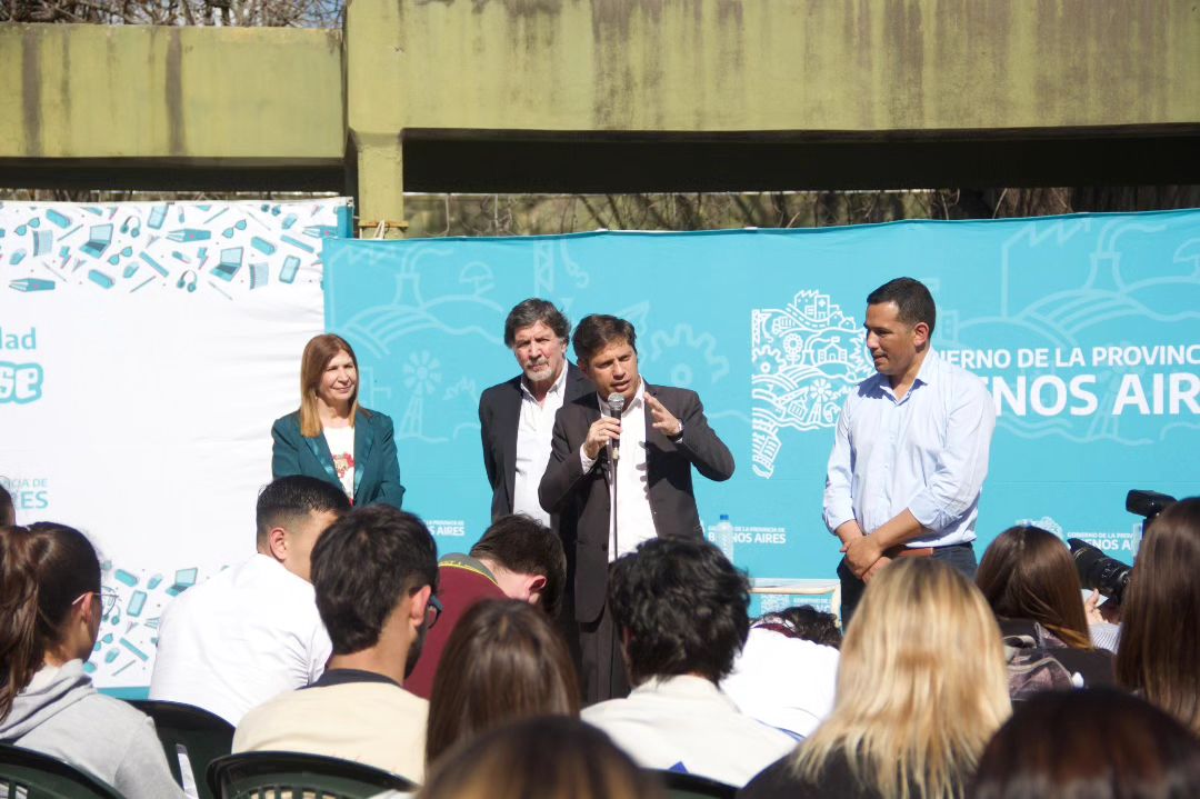 Kicillof en General Viamonte