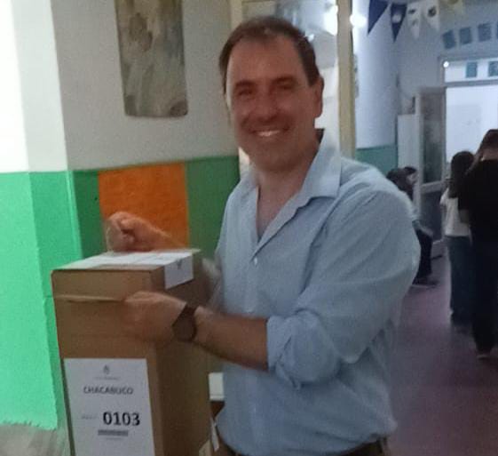 Tedesco votó en Chacabuco 