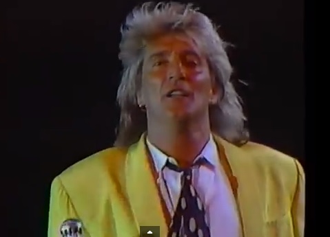 Rod Stewart marcó un hito en Chile hace 36 años
