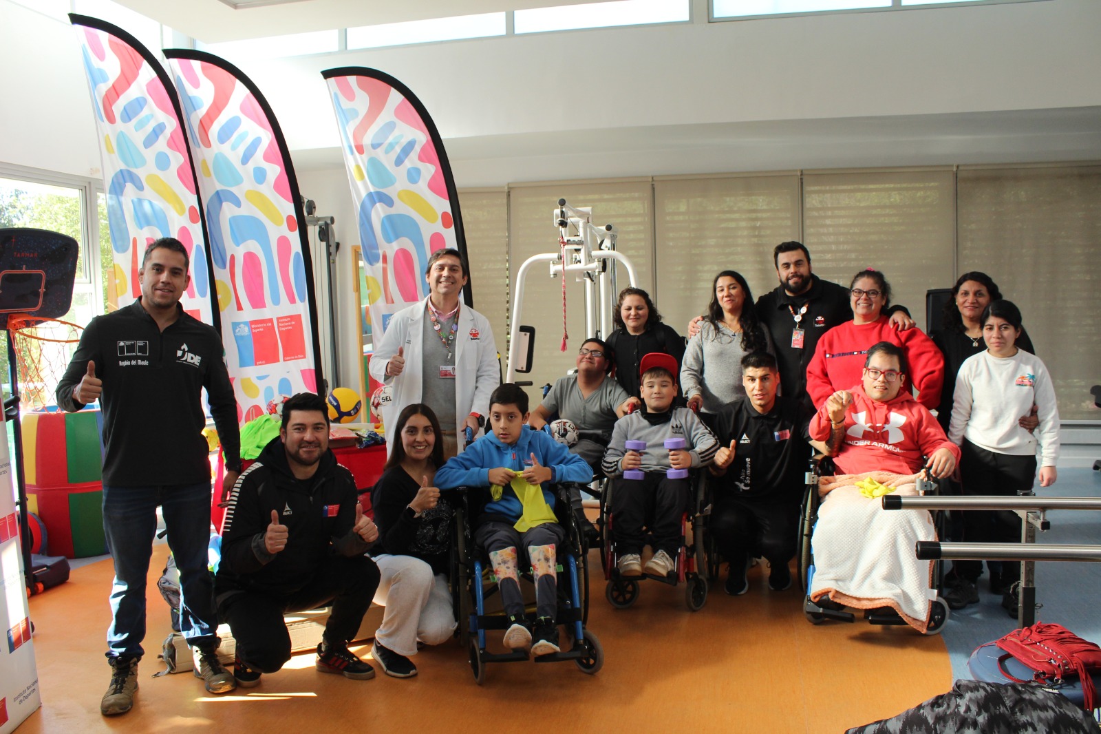 Renuevan talleres para la rehabilitación y el deporte en Instituto Teletón Maule
