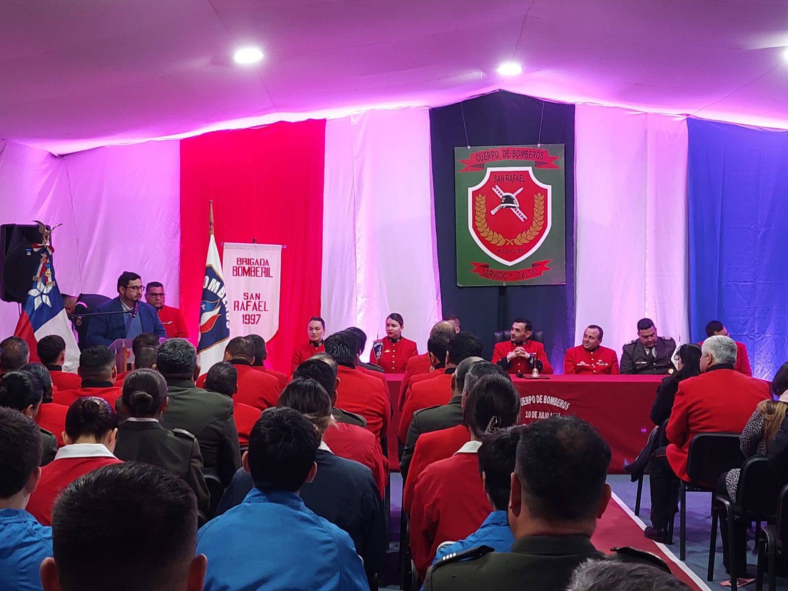 Bomberos de San Rafael celebra 28 años de servicio comunitario