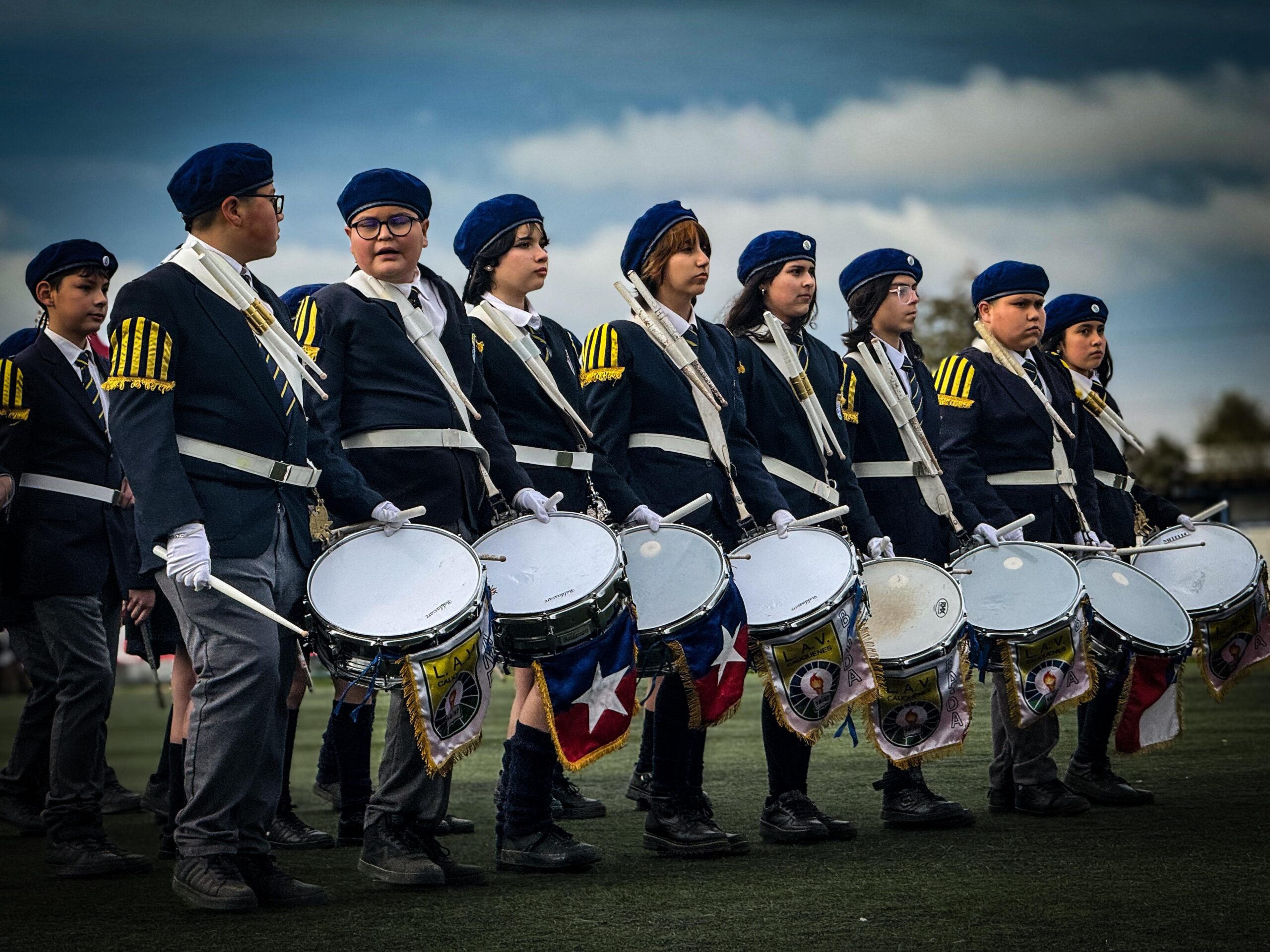 Concurso Regional de Bandas de Guerra Escolares en Talca