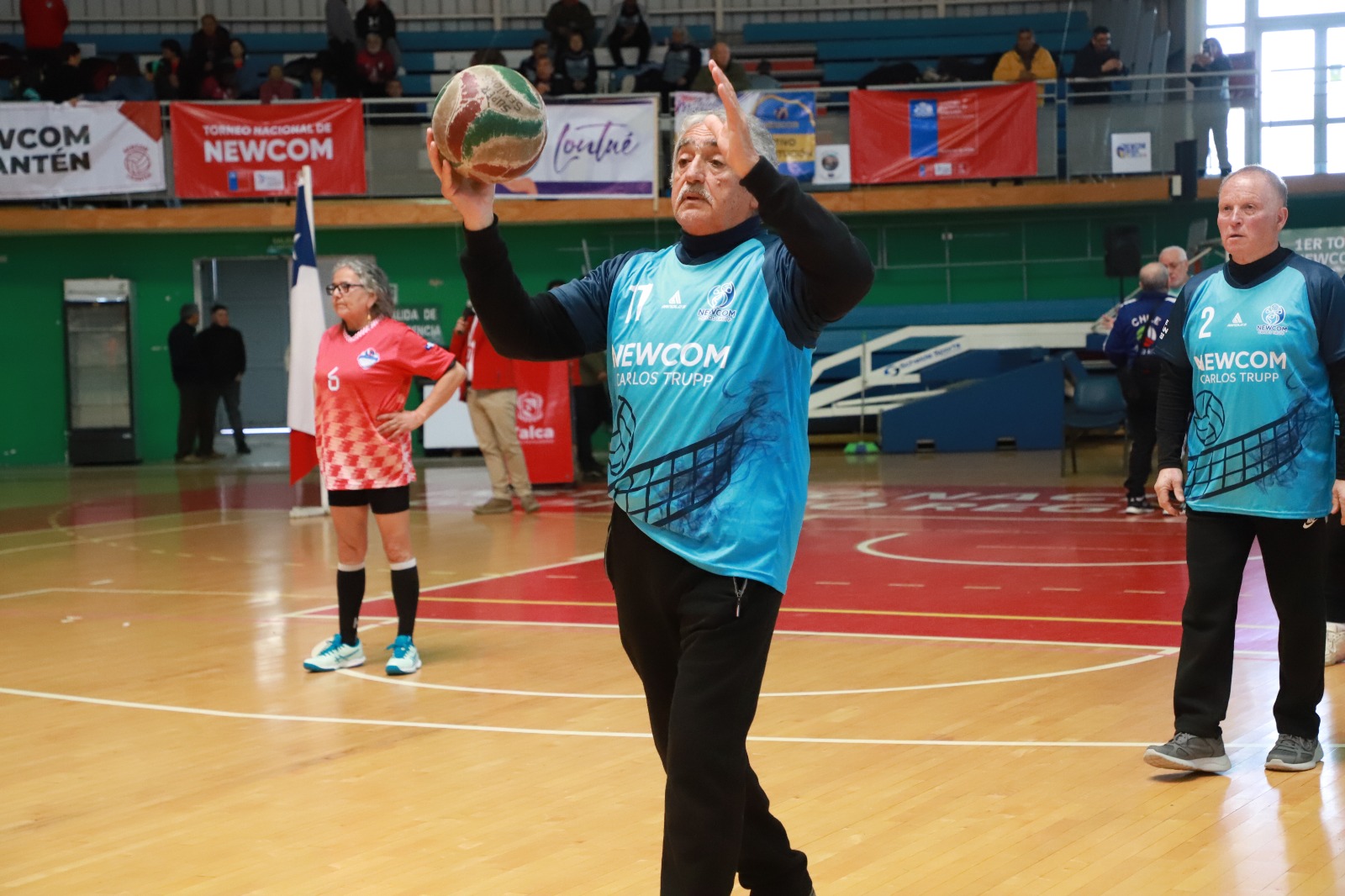 Inaugurado primer torneo nacional de Newcom para personas mayores en Talca