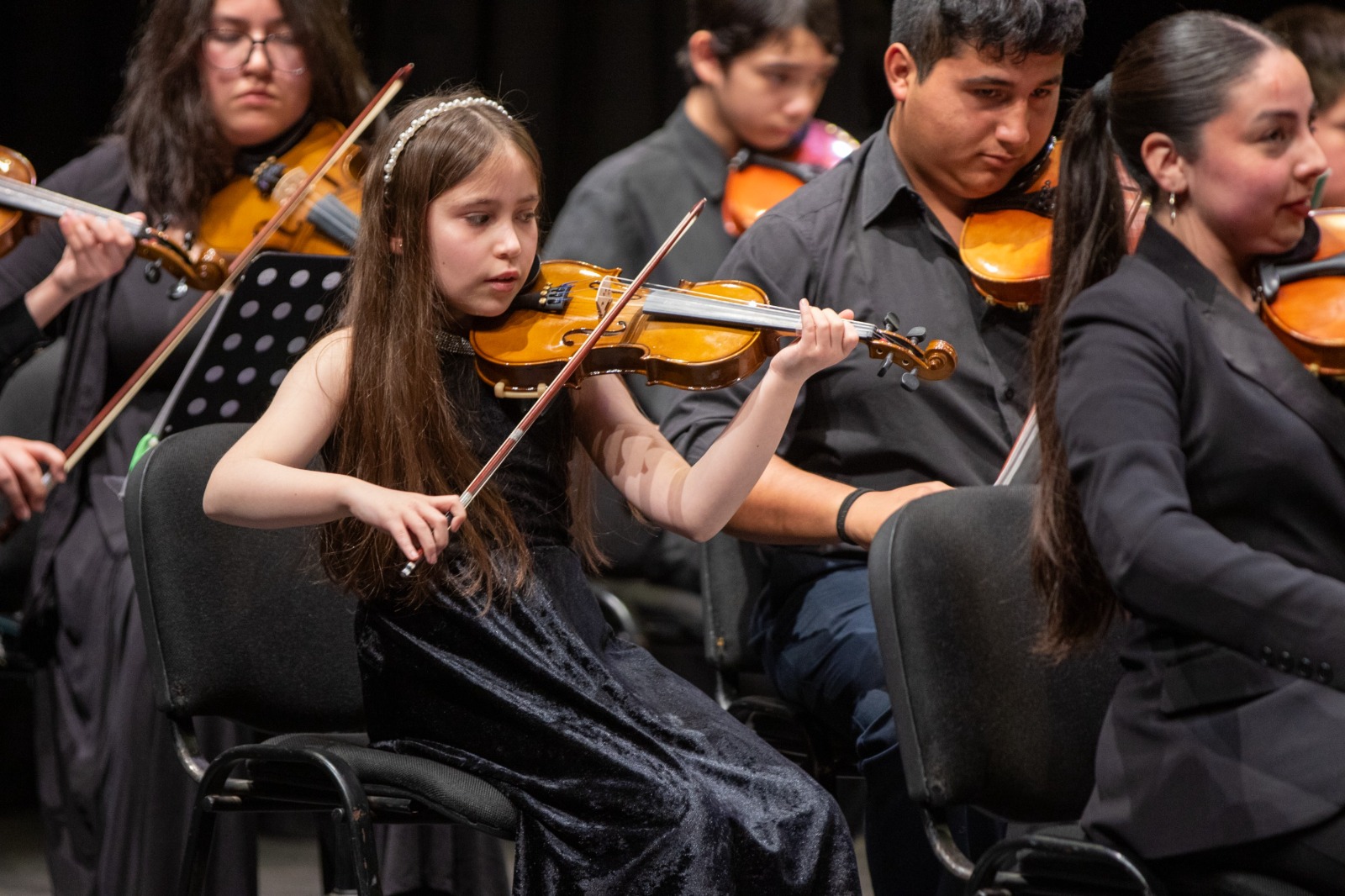 Tres orquestas juveniles se unen en Constitución para pasantía musical