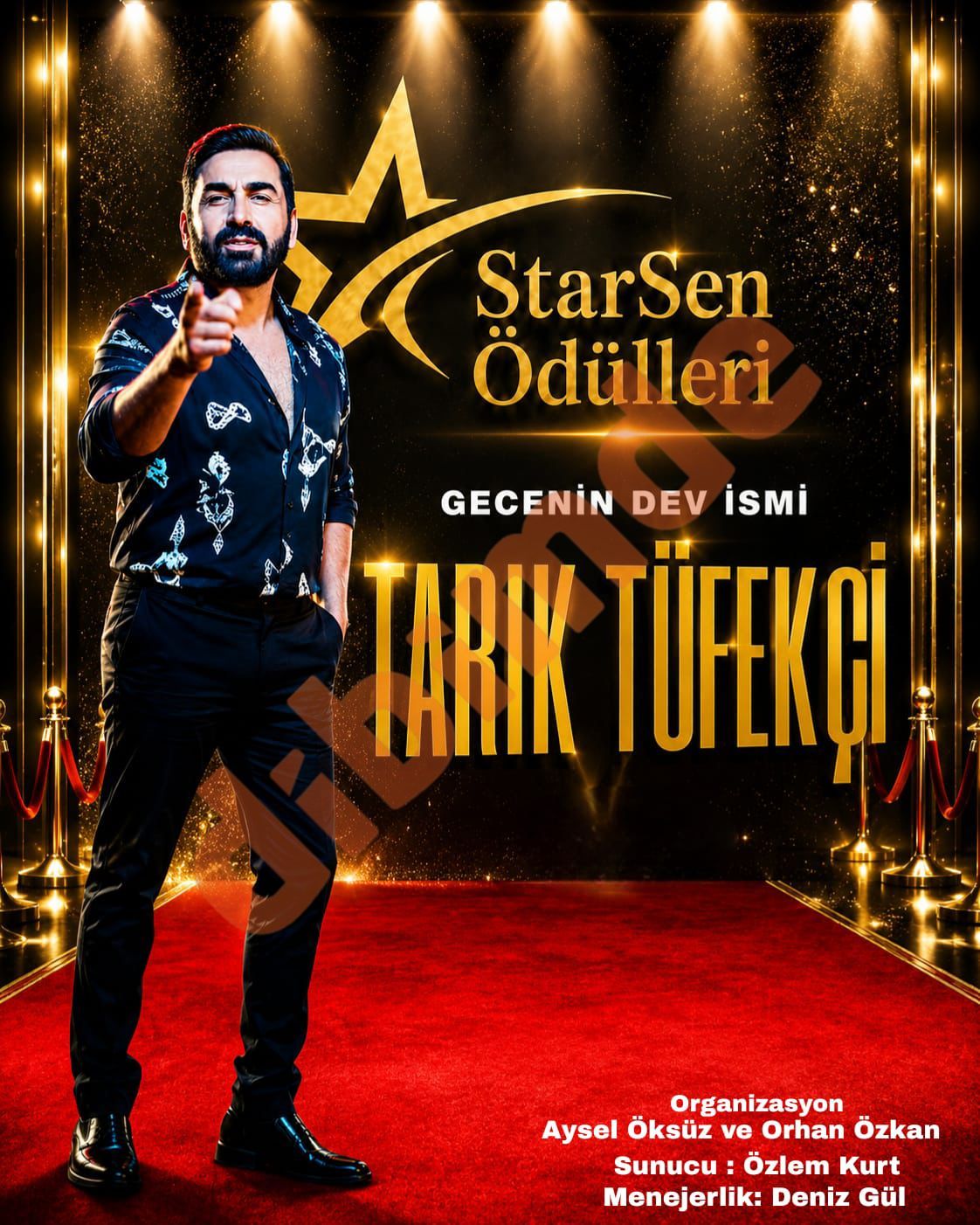 StarSen Ödülleri Sakarya’da Parlıyor: Gecenin Dev İsmi Tarık Tüfekçi ile Medya, Sanat ve İş Dünyası Aynı Sahnede