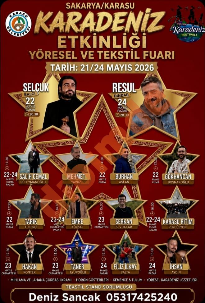 Karasu’da Karadeniz Rüzgarı Esiyor: Yöresel ve Tekstil Fuarı Başlıyor!