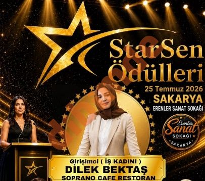 StarSen Ödülleri 2026’da Başarılı İş Kadını Dilek Bektaş’a Anlamlı Onur