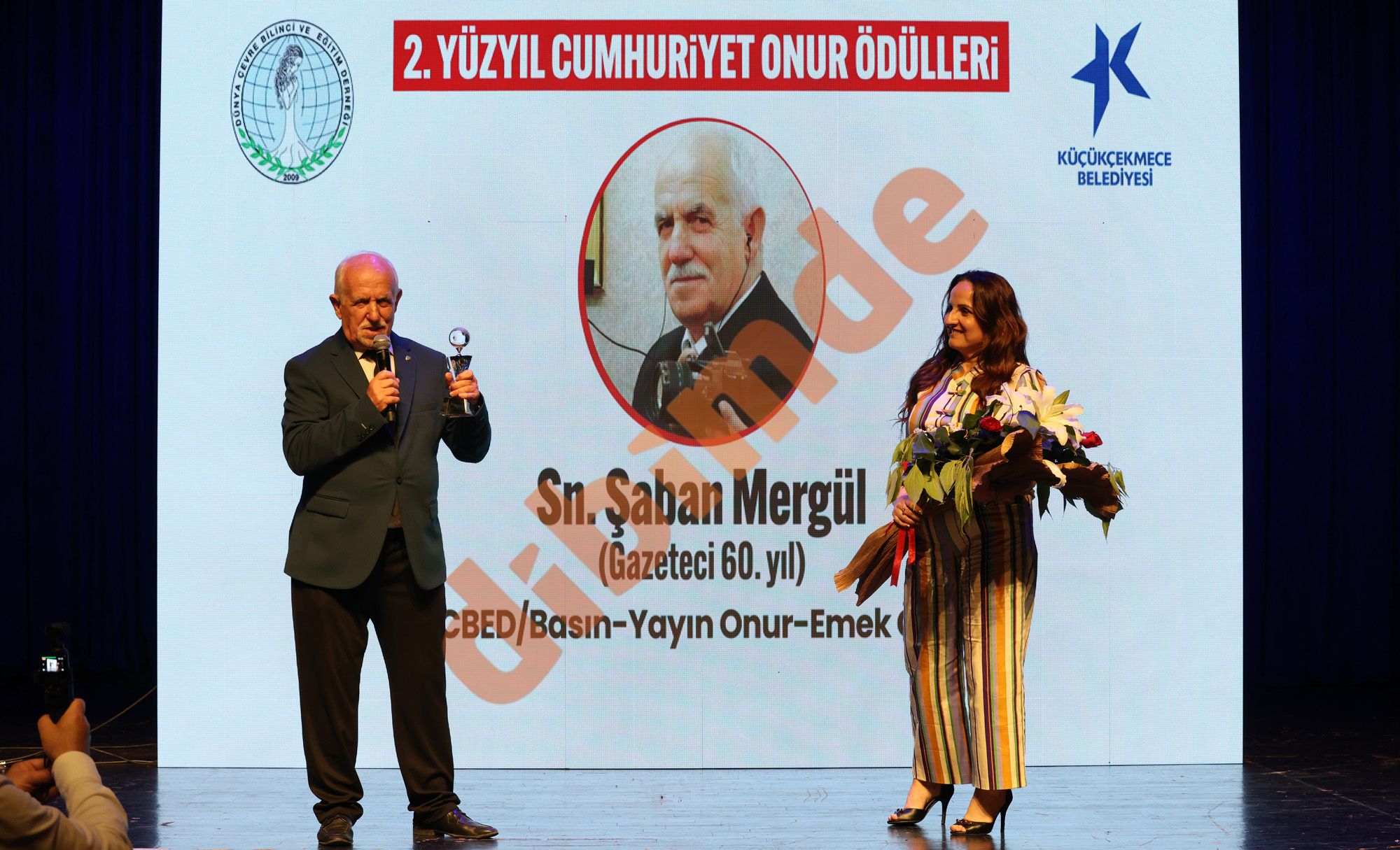 Şaban Mergül’e “2. Yüzyıl Cumhuriyet ödülü”