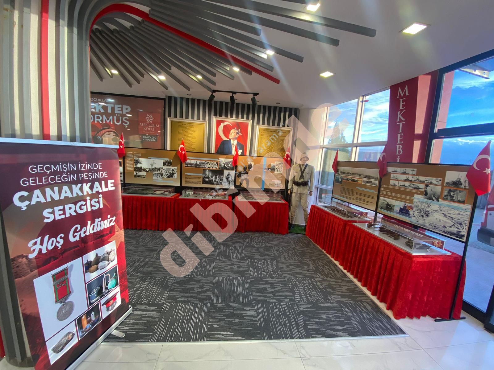 Sakarya'da bir ilk; Türkiye'nin en büyük Çanakkale Sergisi Mektebim Koleji'nde açılıyor