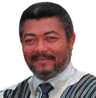 Jerry John Rawlings (1947-2020, Ghana)