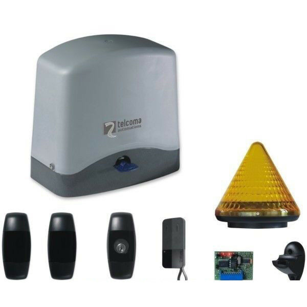 KIT ACEFAST 24 V MAX 300 KG TX/RX NOIRE CANCELLI SCORREVOLI TELCOMA KITACEFASTN