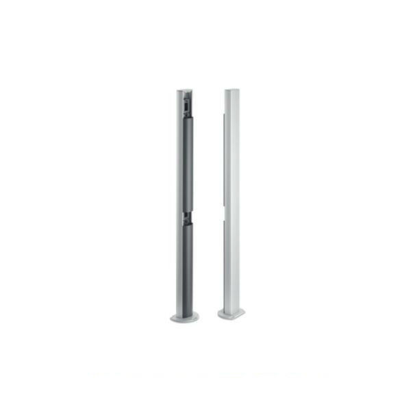 COPPIA COLONNINE CON BASE E SUPPORTO PER PULSANTIERE BENINCA' COL12N 9230003