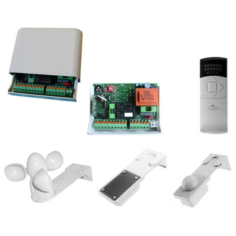 KIT HELIOS SENSORE PIOGGIA VENTO LUCE X TENDA TENDE DA SOLE AUTOMAZIONE