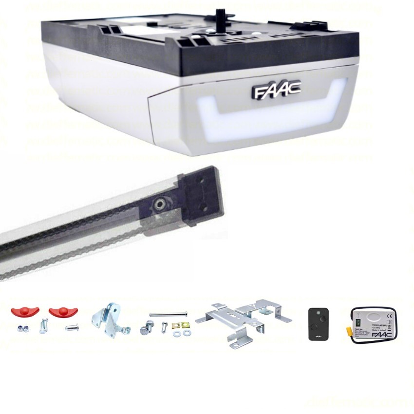 FAAC D1000 KIT COMPLETO AUTOMAZIONE PORTA SEZIONALE BASCULANTE BOX AUTOMATICO