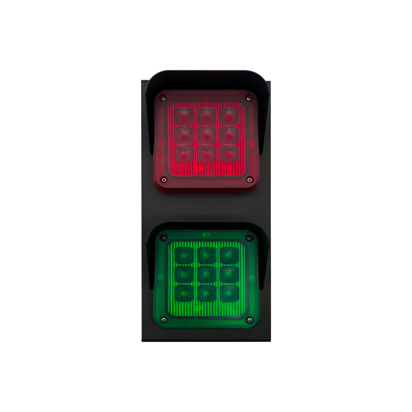 SEMAFORO 2 LUCI ROSSO-VERDE 12/24V VDS SEM-2 550/3018 AUTOMAZIONE AUTOMATISMI