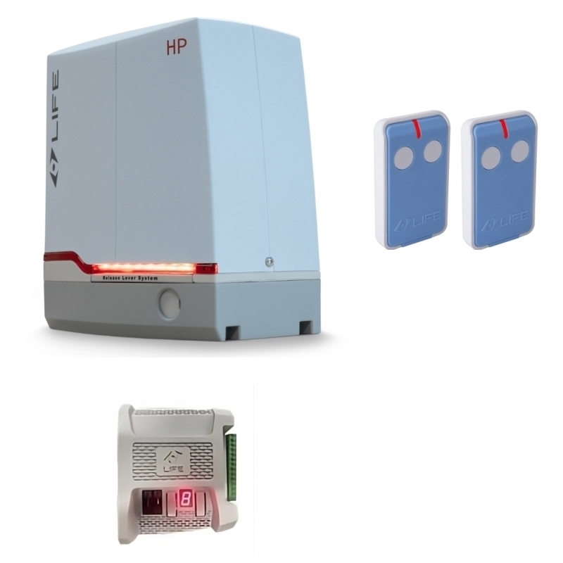 KIT PER CANCELLO SCORREVOLE LIFE SETUP DEUS 4HP_ EASY 1KE0310000 AUTOMAZIONE
