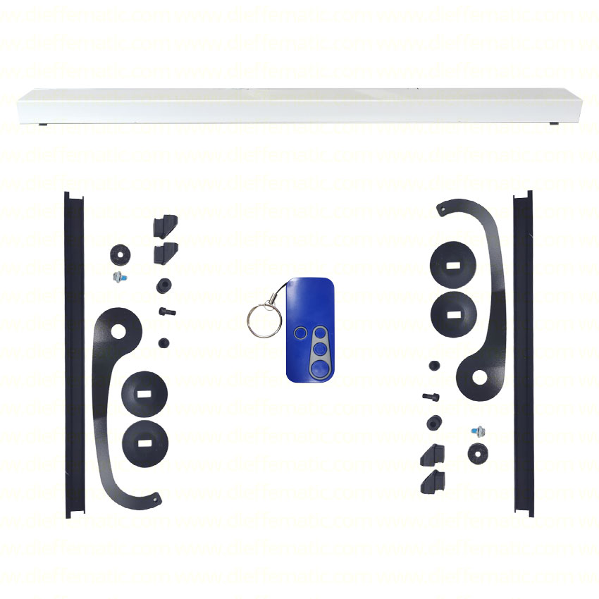 KIT BUENOS DIAS BIANCO PERSIANA 2 ANTE CON LEVE SINGOLA REGOLAZIONE CON GUIDE