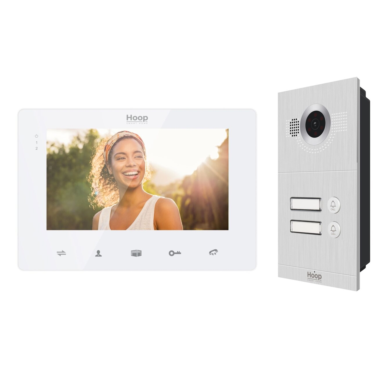 DPLUS KIT VIDEOCITOFONO MONITOR INTERNO + UNITÀ ESTERNA KITLASE7