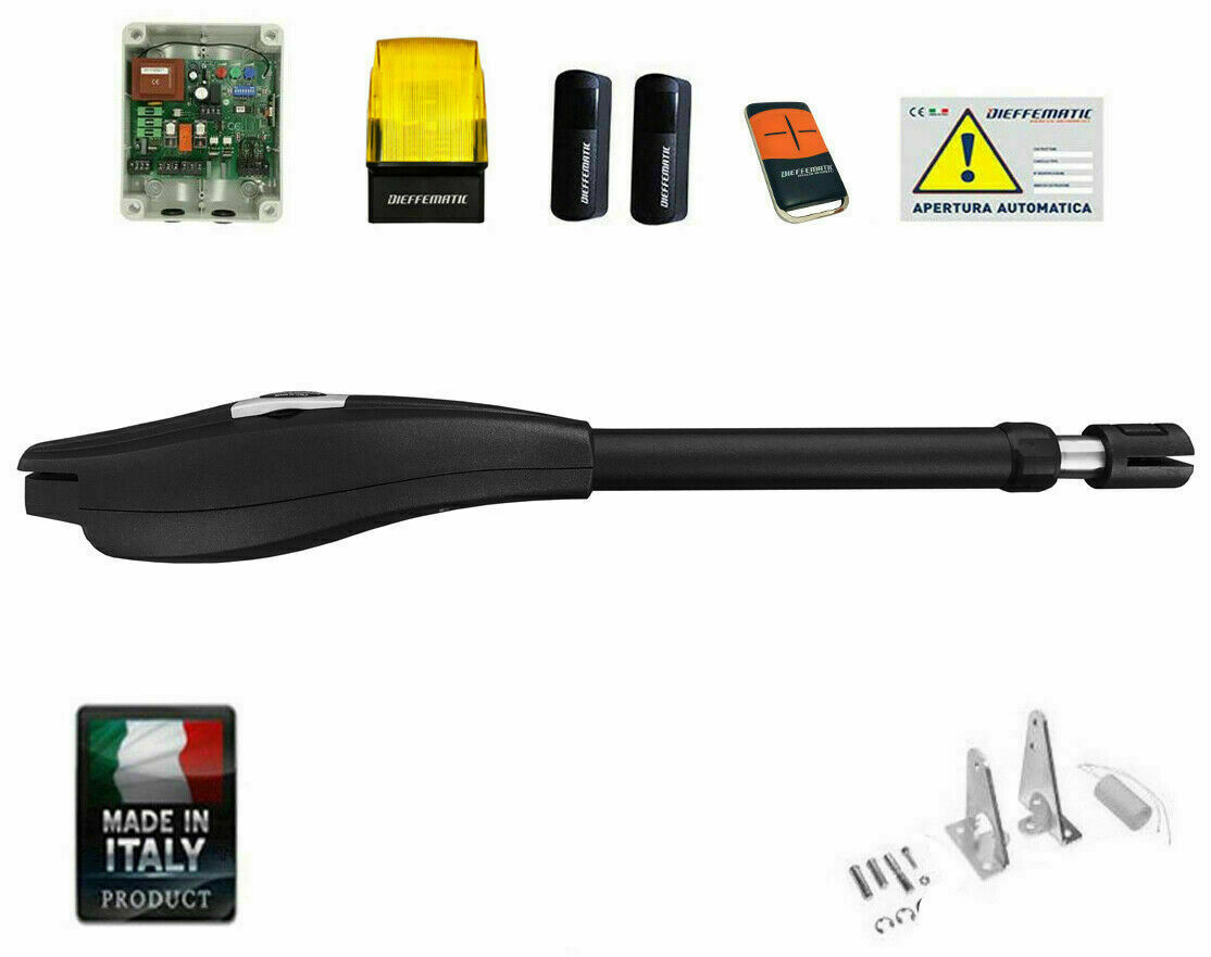 KIT AUTOMAZIONE AUTOMATISMO TRV ST 230V MONO 1 ANTA BATTENTE CANCELLI CANCELLO