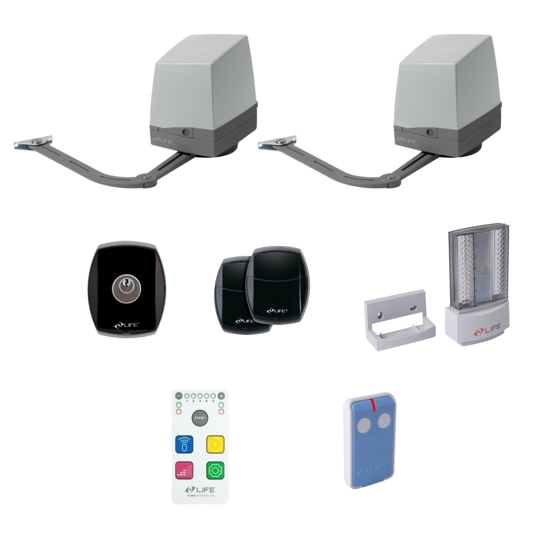 KIT PER CANCELLO A BATTENTE LIFE SETUP ARMOR UNI DL 1KT5540000 AUTOMAZIONE NUOVO