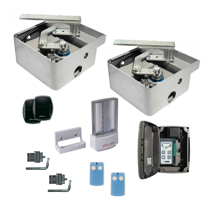 KIT PER CANCELLO A BATTENTE LIFE SETUP ER4 UNI DL 1KT7020007 AUTOMAZIONE NUOVO