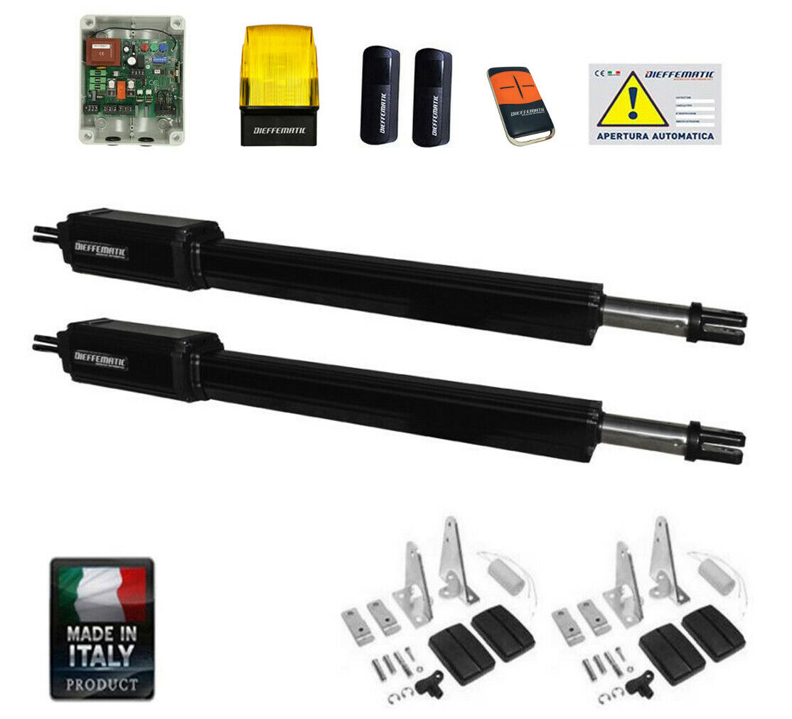 Image of KIT VH 400 230V AUTOMAZIONE CANCELLO 2 ANTE BATTENTE AUTOMATISMO APRICANCELLO