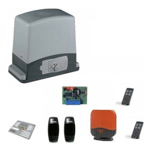 KIT AUTOMAZIONE CANCELLO SCORREVOLE 600Kg 220v BFT CAME APRICANCELLO DFM