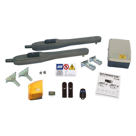 KIT PRINCE 24V CON SENSORE IMPATTO CANCELLI A BATTENTE RIB AD00738 EX AD00734