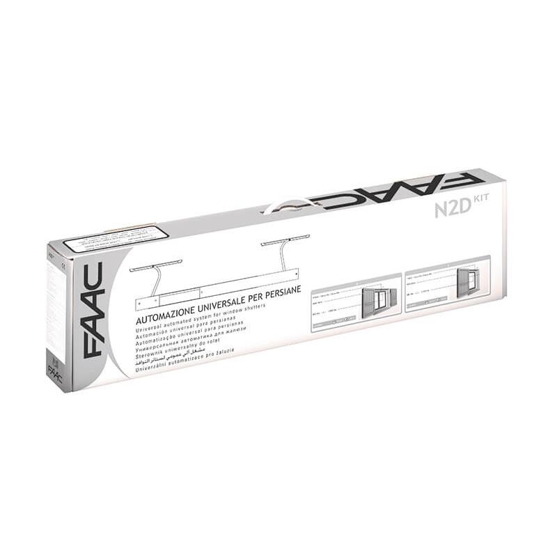 FAAC KIT PERSIANA 105776 N2D IT AUTO KIT - MARRONE 8017 EX 105742