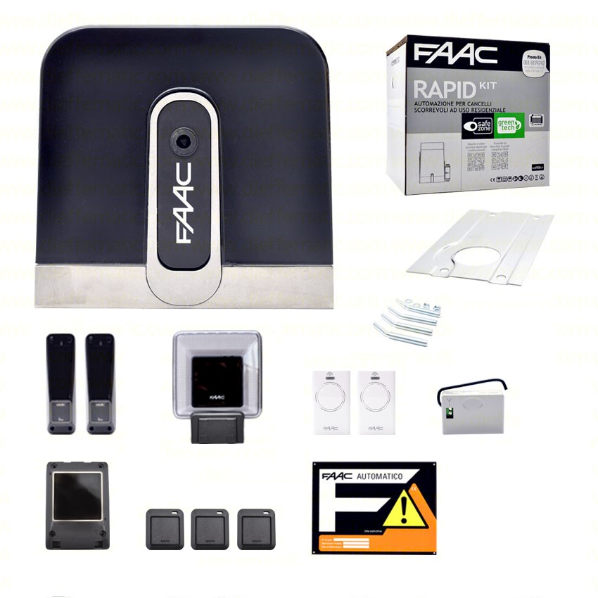 CYCLO KIT SET PERFECT 24V 400KG FAAC 10599993 RICAMBIO ORIGINALE AUTOMAZIONE