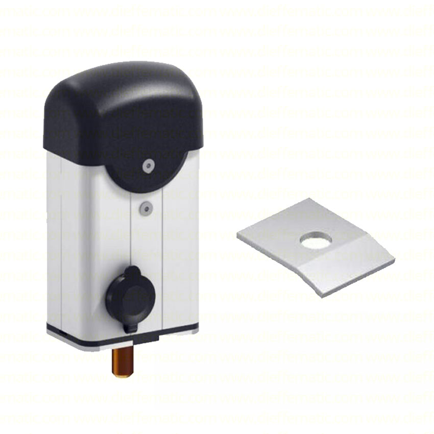 ELETTROSERRATURA 12V A CADUTA VERTICALE PER CANCELLO BATTENTE ELT8-012 + PIASTRA