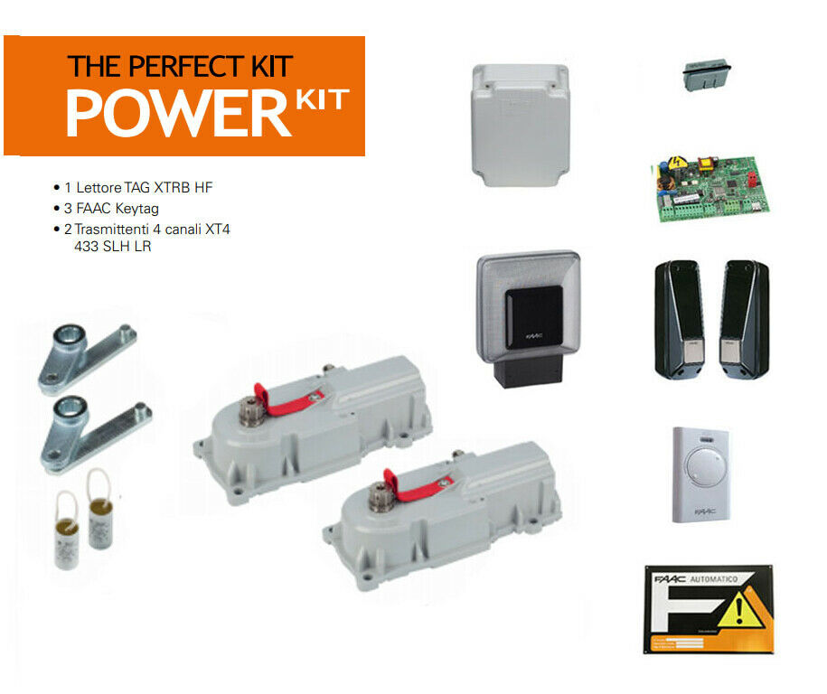 FAAC 105913 POWER KIT SET 230V PERFECT PER CANCELLI BATTENTE INTERRATI INTERRATO