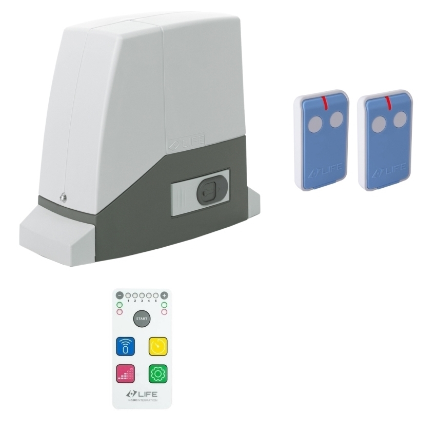 KIT PER CANCELLO SCORREVOLE LIFE SETUP AC8RM DL EASY 1KE0060000 AUTOMAZIONE