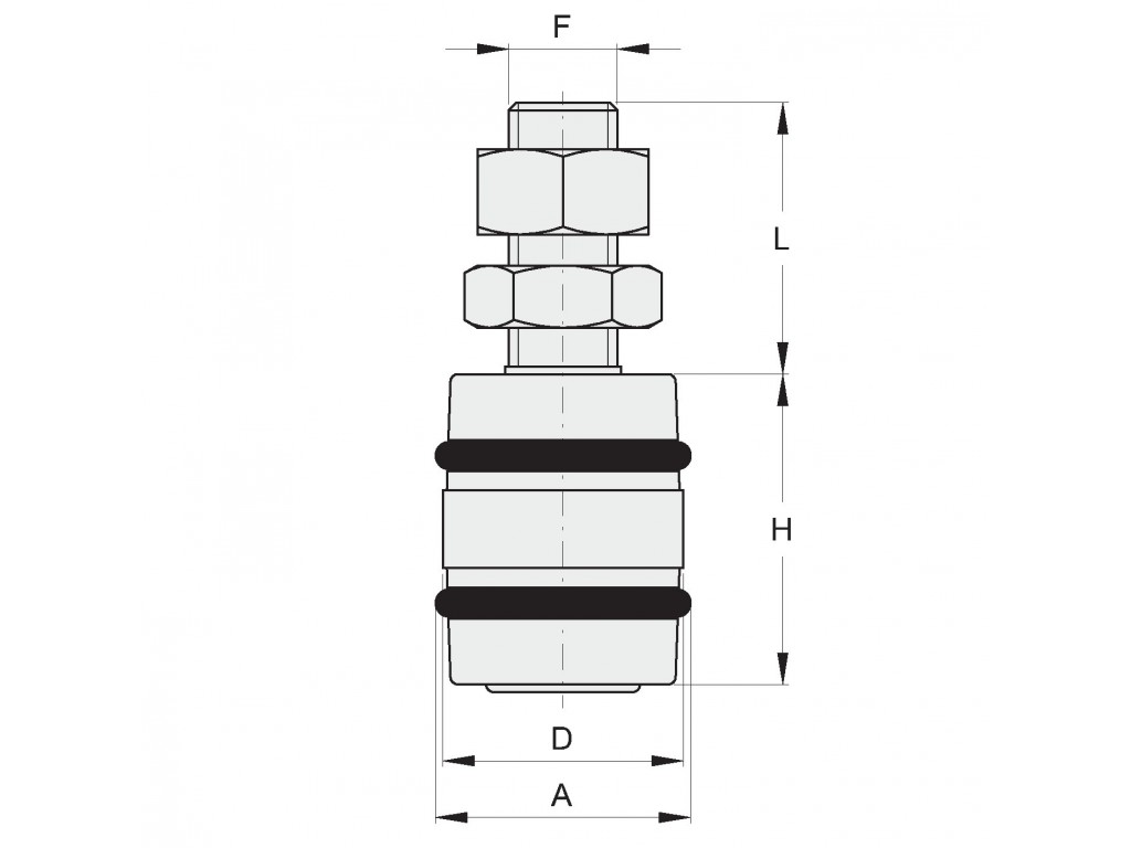 Oliva D.30X40 In Nylon Con Or Fac Va3121.A30 Automazione