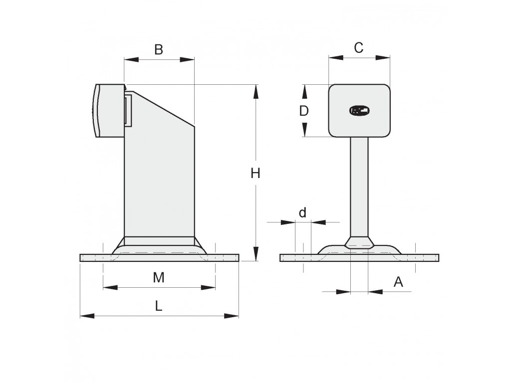 Battente Piccolo Con Piastra Forata Fac 115P Va4102.101