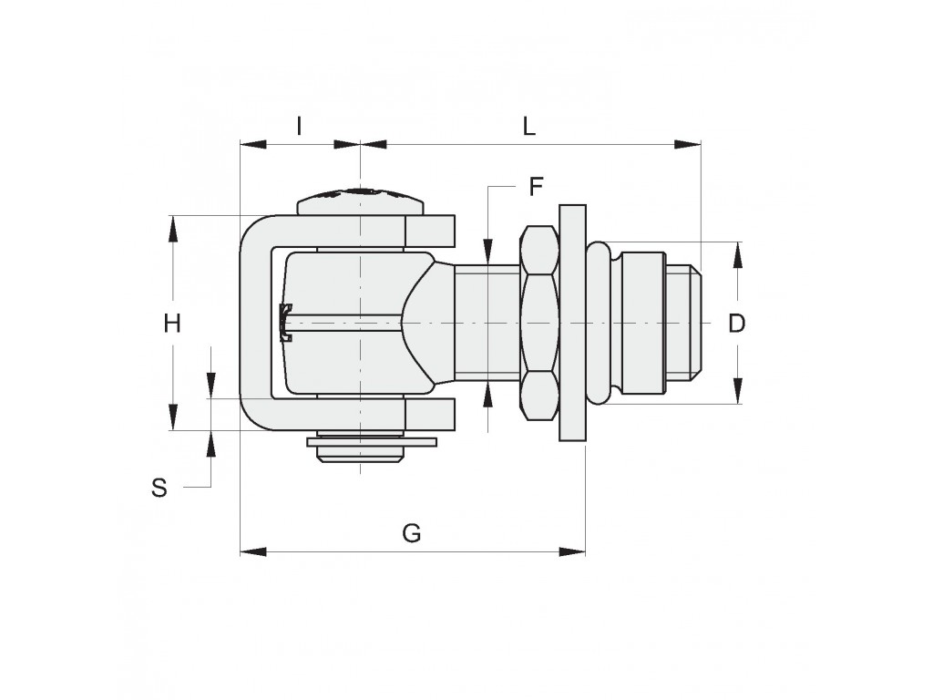 Cardine Zincato M22 A Saldare Regolabile Fac 230.22C