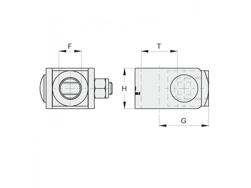 Cardine Passante Zincato M18 Per Cancello Fac 270.18