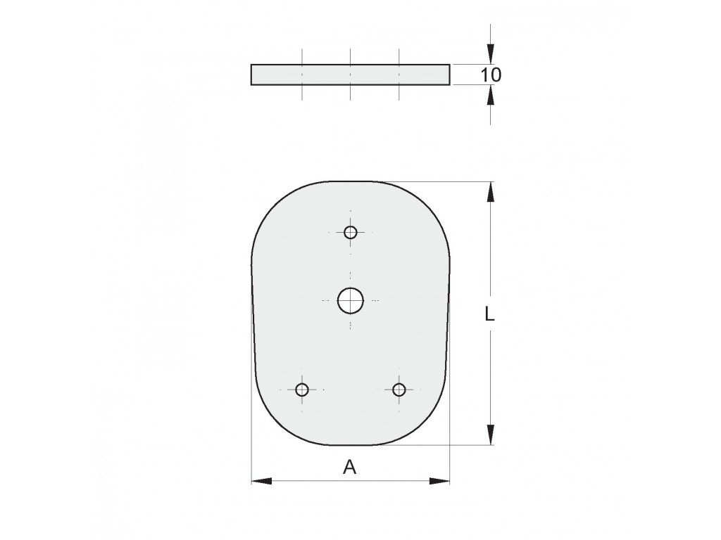 Spessore 10Mm Per Articolo 146P Fac 146Sp Vc5123.090