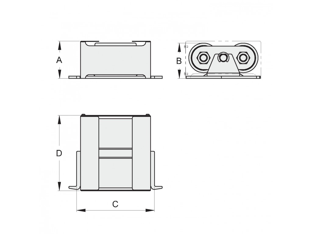 Carrello Anteriore Con Bilancino Serie 150 Fac Vd2100.150