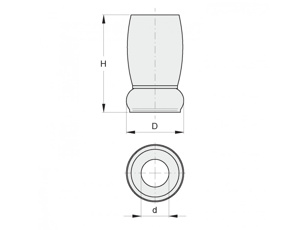 Distanziale Regolabile Zincato Mod.04 D.35 H=50-80 Fac