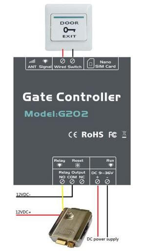 Modulo Relè Gsm 4G Per Apertura Cancello G202 Plus 9-24V