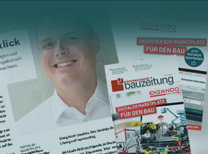 Screenshots Interview Österreichische Bauzeitung Ausgabe Nr. 6 mit Alexander Höss