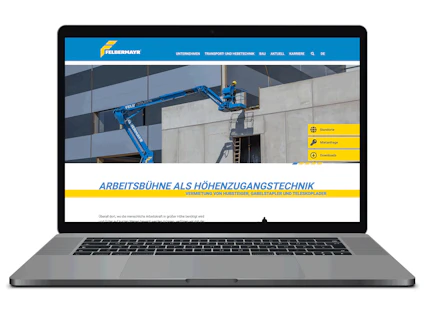 notebook mit felbermayr transport- und hebetechnik website