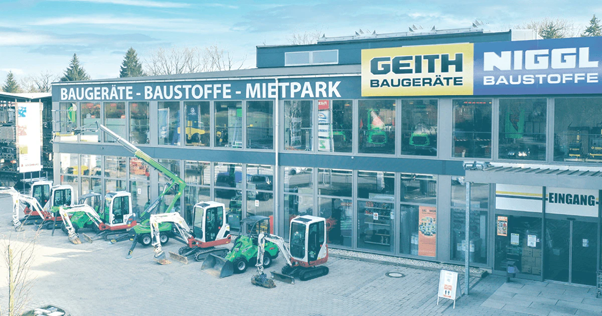 Geith & Niggl Gmbh & Co. Kg Geith & Niggl Mietmaschinen | online direkt mieten | 100% sicher
