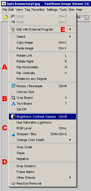 Úpravy fotografií v PC, 1.díl - obecně