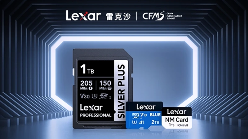 Lexar představil 2TB microSDXC i netradiční 1TB paměťovou kartu NM