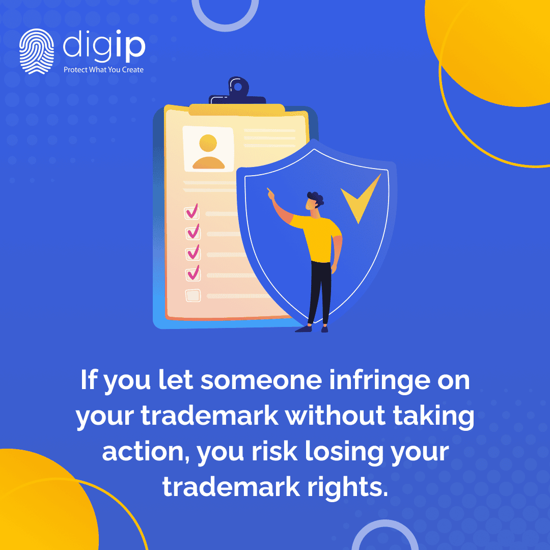 If you let someone infringe on your trademark, you could use your rights to it