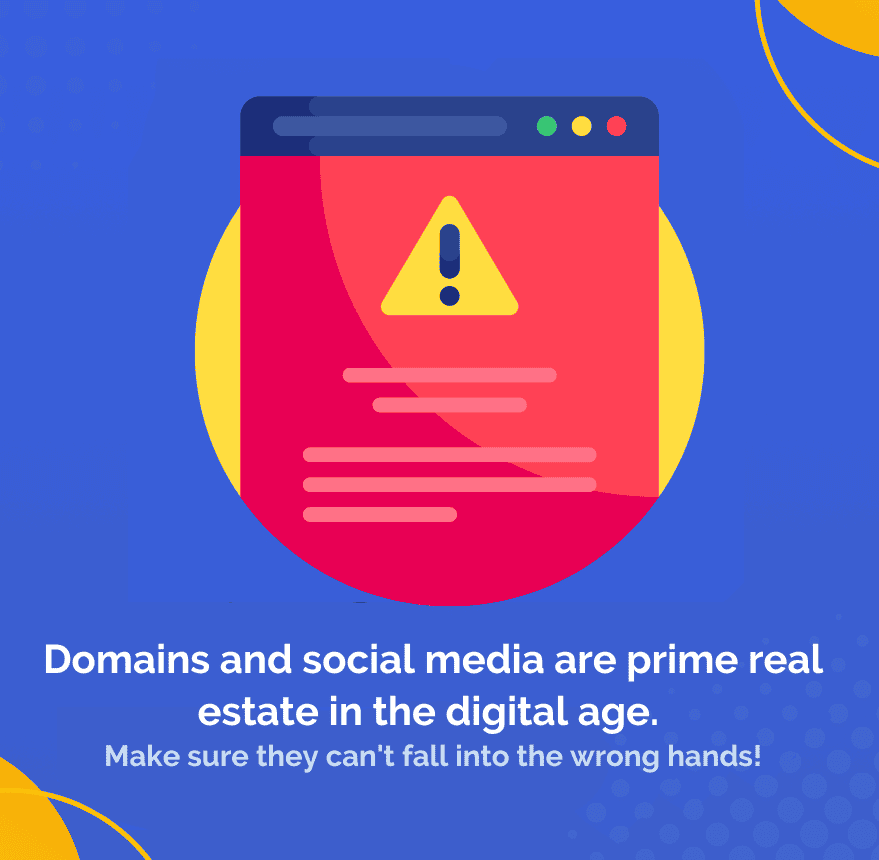 Domains and social media are prime real estate in the digital age.